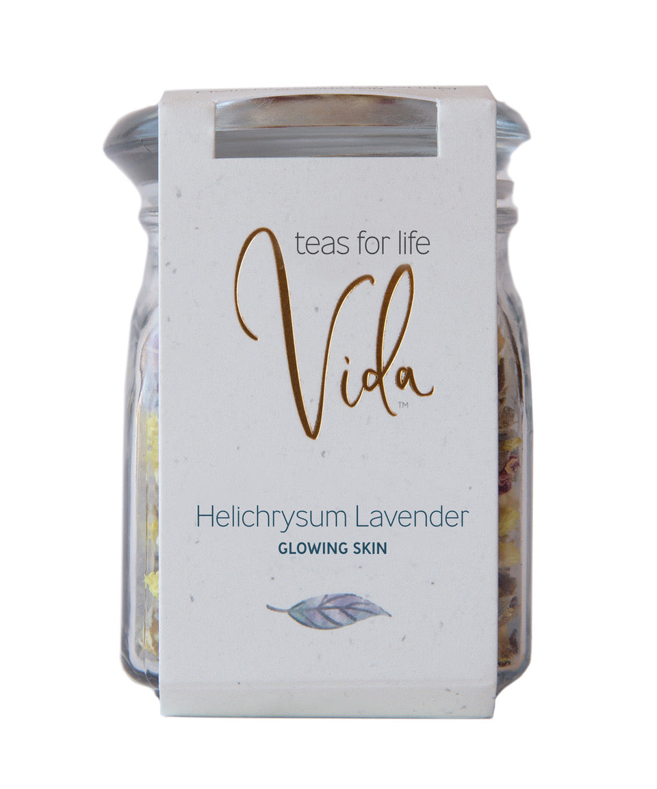 Helichrysum Lavender - glowing skin - Vida Teas For Life