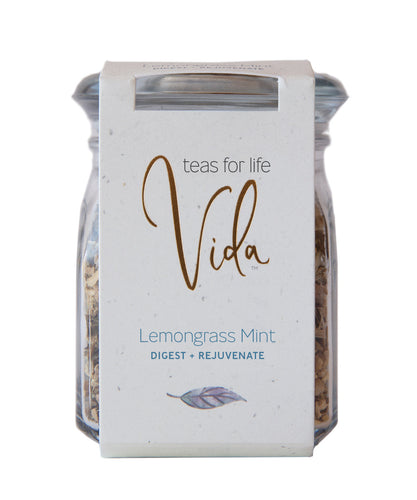Lemongrass Mint - digest + rejuvenate - Vida Teas For Life