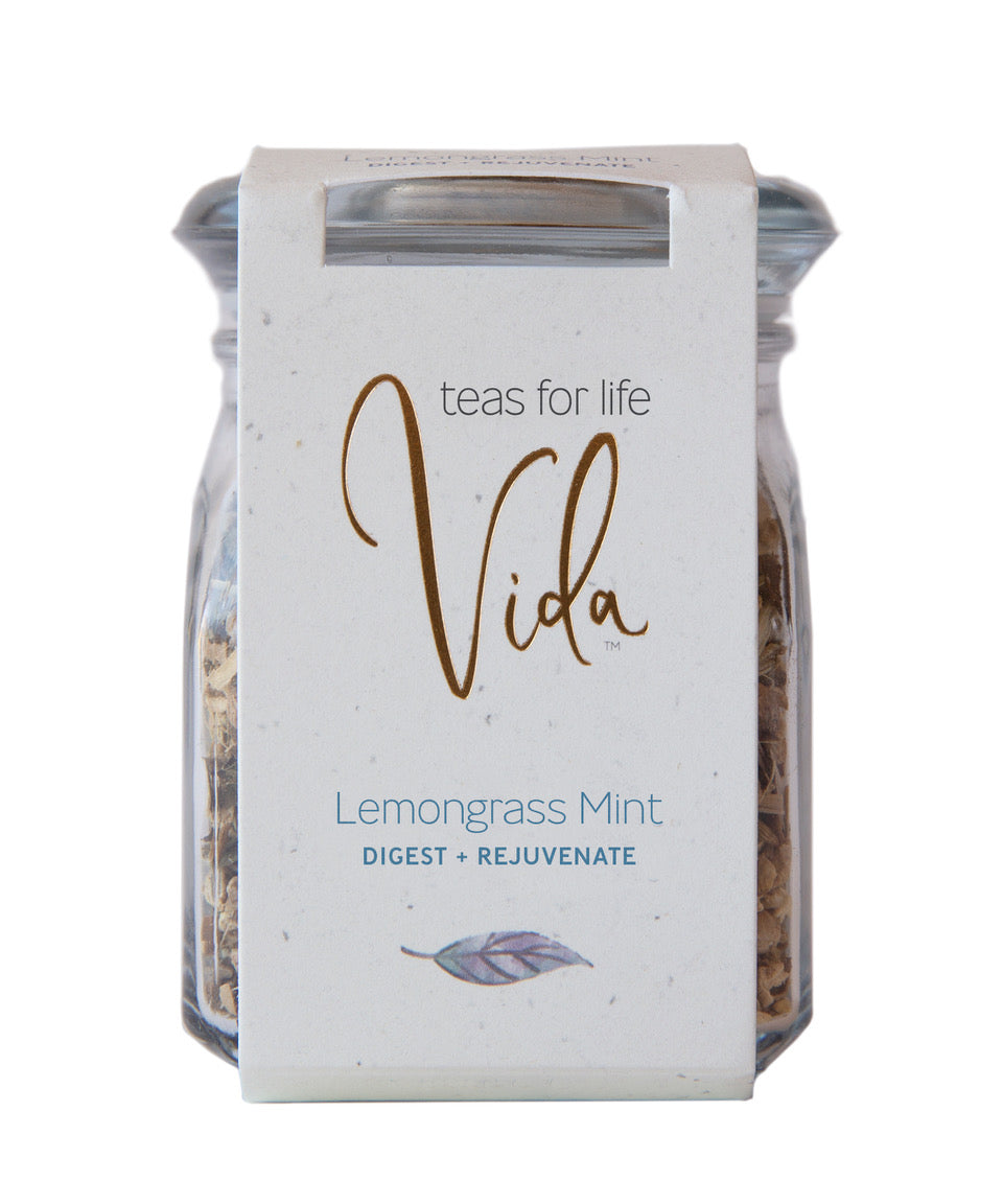 Lemongrass Mint - digest + rejuvenate - Vida Teas For Life