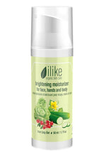 Load image into Gallery viewer, Brightening Moisturizer for Face, Hands and Body by ilike Organic Skin Care
